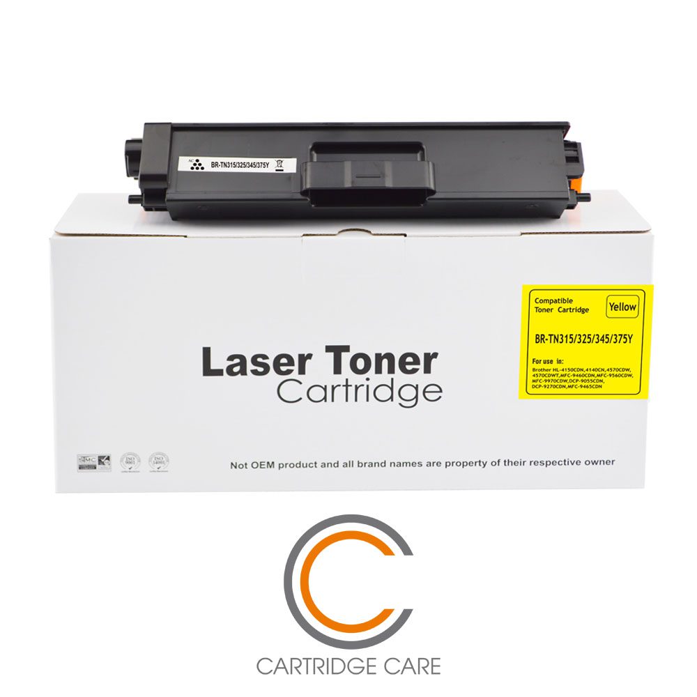Compatible Brother TN325Y High Capacity Yellow Toner Cartridge 3.5K - product image