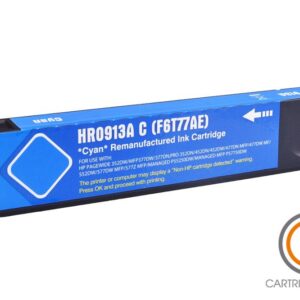 Compatible HP 913XL Cyan Ink Cartridge - product image